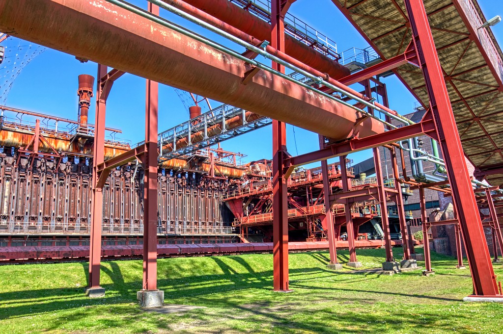 HDR zeche zollverein steenkolenmijn erfgoed ruhrgebied indutrie mijn steenkool fabriek hoogoven